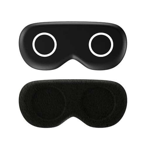YUULNMOP 2PCS VR Lens Protector Cover Dust Proof Cover Compatible for Meta Quest 3S/Quest 3/Quest 2,Sunlight Blocking Anti-Scratch Washable Protective Sleeve VR Lens Cap