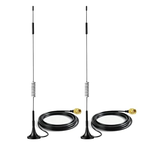 Bingfu 4G LTE Antenna SMA Male Aerial 7dBi Magnetic Base MIMO Antenna