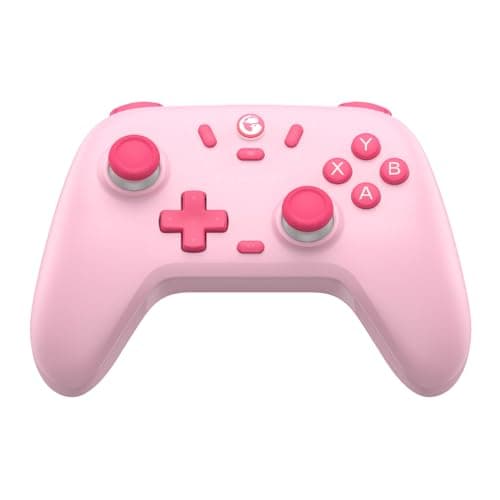 GameSir Nova Lite Wireless Controller – 2.4G & Bluetooth Gamepad for Windows PC, iPhone, Android, Switch & Steam Deck – Hall Effect Triggers, Turbo Function, Rumble Vibration (Pink)