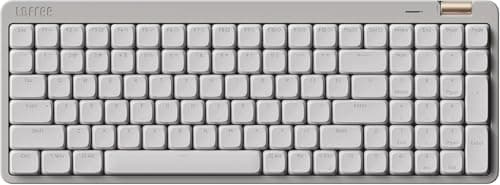 LOFREE Flow Lite100 Keys Low Profile Mechanical Keyboard, Swappable Rechargeable Wireless Keyboard with 2.4G Receiver, Bluetooth and Wired Connection for Windows,Mac/Linear Switches(Marble) US-Layout