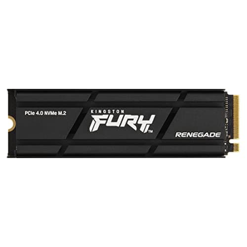 Kingston FURY Renegade 1000G PCIe 4.0 NVMe SSD W/ HEATSINK - For gamers, enthusiasts and high-power users - SFYRSK/1000G