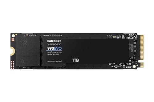 Samsung 990 PRO 1TB PCIe 4.0 (up to 7450 MB/s) NVMe M.2 (2280) Internal Solid State Drive (SSD) (MZ-V9P1T0BW)