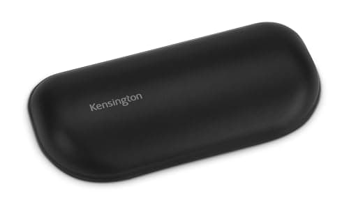 Kensington K52802WW ErgoSoft Wrist Rest Support for Standard Mouse, Home Office, Grey - ergonomic support, Durable and easy-to-clean surface for use with MacBook, iMac,Desktop, Trackballs,Black | Ergonomic gel support, non-skid base, 2.9 x 0.7 x 6 in, eases wrist strain during mouse use
