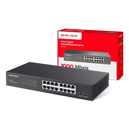 MERCUSYS MS116GS 16-Port Gigabit Desktop/Rackmount Network Switch