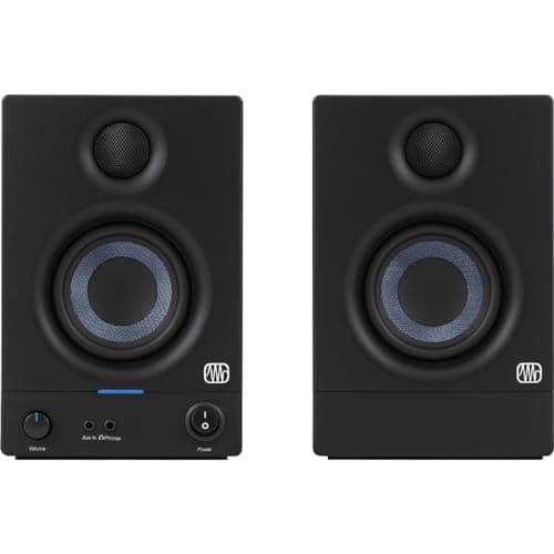 PreSonus Eris 3.5 Gen 2 Studio Monitor Desktop Speakers, 50W, Pair, Black | Near-field studio monitors, home recording, gaming, multimedia, 3.5-inch woofers, balanced sound, beginner-friendly : n/a