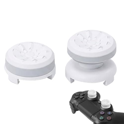 Performance Thumbstick Caps For Ps4/Ps5 Controller, Controller Grips For Ps5 Thumb Grips, Control Freaks Ps5, 3d Texture Silicone Joystick Grips For Enhanced Gaming Accuracy(High-Rise & Mid-Rise)