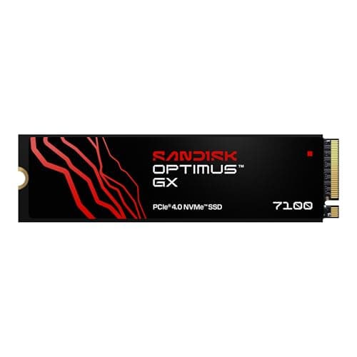 SanDisk Optimus GX 7100 NVMe SSD 500GB, Up to 7,250MB/s Read Speeds