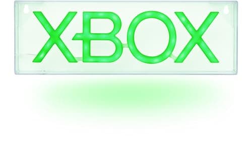 Xbox Logo LED Neon Light - Officially Licensed Free Standing or Wall Mountable Light Sign - Game Room Accessories and Decor for Gamers | Paladone, Green