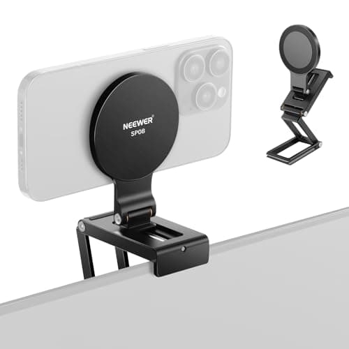 NEEWER SP08 Continuity Camera Mount for Desktop Monitor, Magnetic Tri Fold