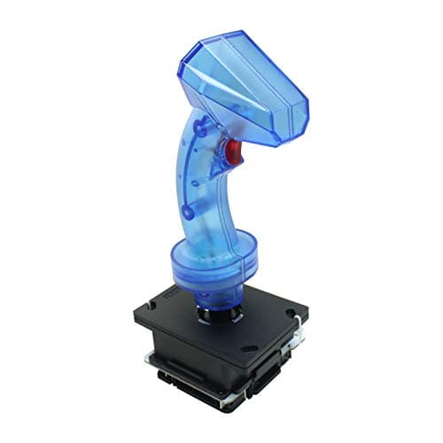 ThunderStick GRS Tron Arcade Flight Stick (USB, Joystick, Arcade Video Game Controller, Black, Switchable Joystick Restrictor, Compatible with Atgame V1.1 & V1.0)