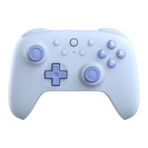 8Bitdo Ultimate 2C Bluetooth Controller for Switch & Switch 2, Wireless Controller with 6-Axis Motion Control, Rumble Vibration, Refined D-Pad and Bumpers, and Hall Effect Joysticks (Blue) | Hall Effect Joysticks, 6-Axis Motion Control, Rumble Vibration, Refined D-Pad and Bumpers, Extra R4/L4 Bumpers