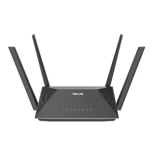 ASUS RT-AX52 (AX1800) Dual Band WiFi 6 Extendable Router, Instant Guard, Parental Control Scheduling, Built-in VPN, AiMesh Compatible