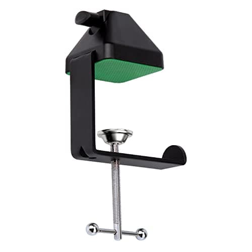 Heavy-Duty Table Mount Clamp, Desk Table Mount C Clamp For Microphone Mic Suspension Boom Scissor Arm with Adjustable Screw, Fits up to 2.48 inches/6.2cm Desktop Thickness by SUNMON