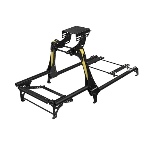 Fanatec Sim Racing CSL Cockpit V1.5 – Strong and Lightweight, Steel-Reinforced Aluminium Frame, Universal Wheelbase Mounting Bracket, GT Driving Position, Easy Assembly – Black