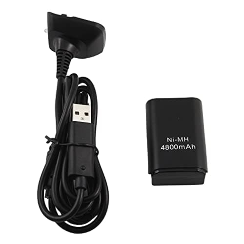 Rechargeable Controller Battery Pack, 4800mAh Capacity, Gamepad Charging Kit for Controller for W/C for Charger Battery Pack