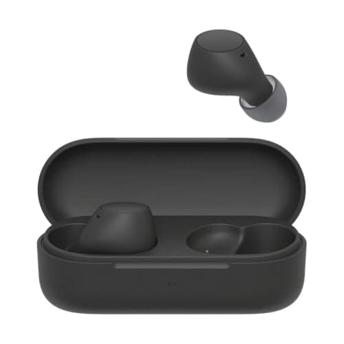 Sony WF-C510 Truly Wireless Earbuds – Small, Light, Bluetooth In Ear Headphones with Multipoint Connection, Ambient Sound, IPX4 Rating, Spotify Tap, Quick Charge, 22 HR Battery, iOS & Android - Black