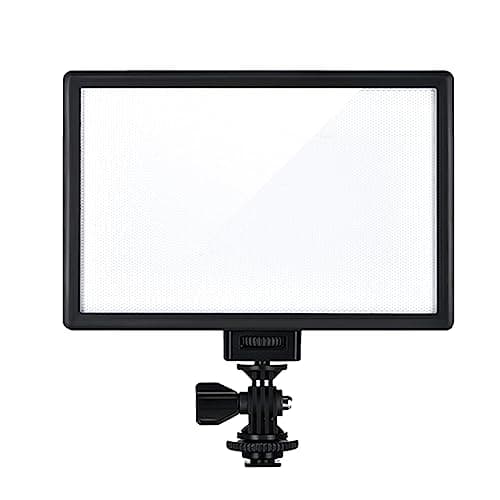 VILTROX L116T LED Video Light Panel Dimmable Bi-Color 3300-5600K CRI95+ Ultra-thin Camera Light for Conference, Podcast, Live Broadcast, Live Streaming, Interview, Vlog, YouTube, Tiktok
