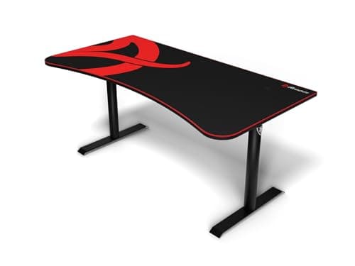 Arozzi Arena Gaming Desk, Metal, 160x80x80 cm - Black