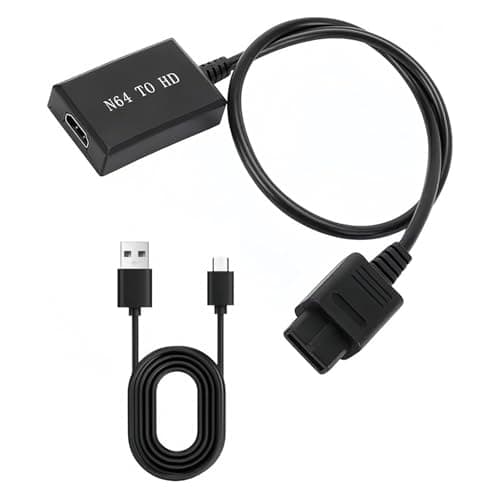 N64 to HDMI Adapter for SNES, SFC and GameCube Retro Consoles