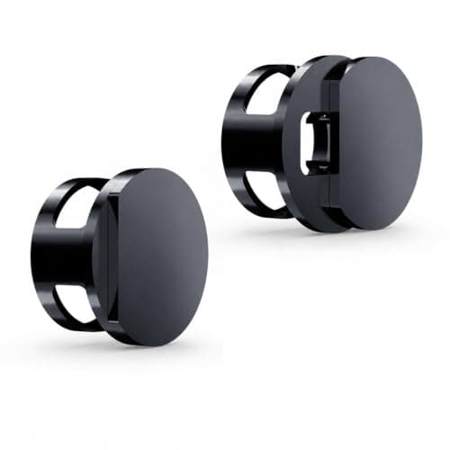 No More Blocked LED Errors Smart Glasses Light Cover Compatible with Rayban Meta Gen 2, Adjustable Dual Slider Privacy Blocker Webcam Shutter Lens Protector Cap, 2 Pack Matte Black