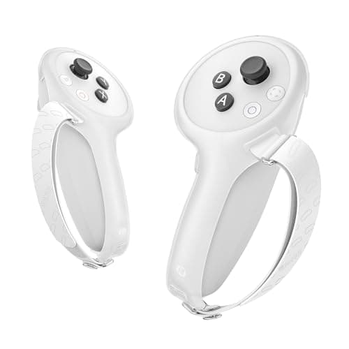 AMVR Upgraded Comfort Controller Grips Compatible with Pico 4 Ultra, with Anti-Slip Silicone Hand Straps