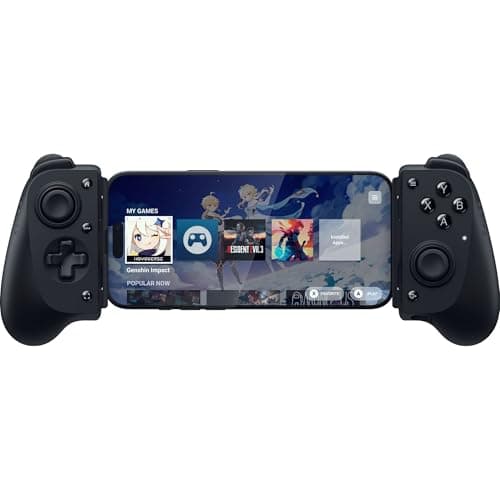Razer Kishi V3 - Full-size mobile controller for iPhone and Android smartphones - USB-C Plug-and-Play - Anti-drift analogue sticks - 12 buttons (Sensa HD Haptics, Nexus App) Black
