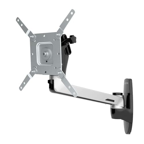 Ergotron – LX HD Single Monitor Swing Arm, VESA Wall Mount – for Monitors Up to 49 Inches, 0 to 22.7kg, Less Than 4 Inch Display Depth – One Extension (45-268-026)