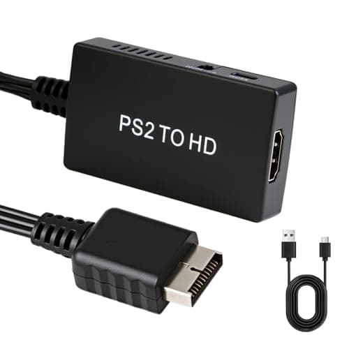 PS1/PS2 To HDMI Adapter PS1 to HDMI Converter for Ps2 Ps1 PS One HDTV