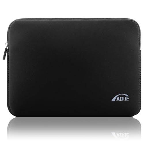 AIPIE Laptop Sleeve 14 14.2 Inch Bump Absorb Laptop Case 13.58x9.65x1 Inches Durable Cover Compatible with Asus, Dell, HP, Lenovo Thinkpad Ideapad Chromebook Ultrabook Surface Gaming PC, Black