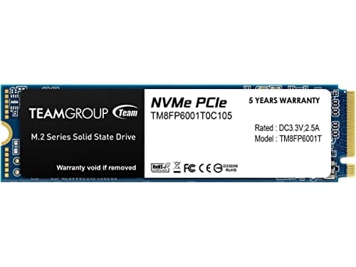 1TB TEAMGROUP MP33 M.2 2280 PCI Express 3.0 x4 NVMe Solid State Drive