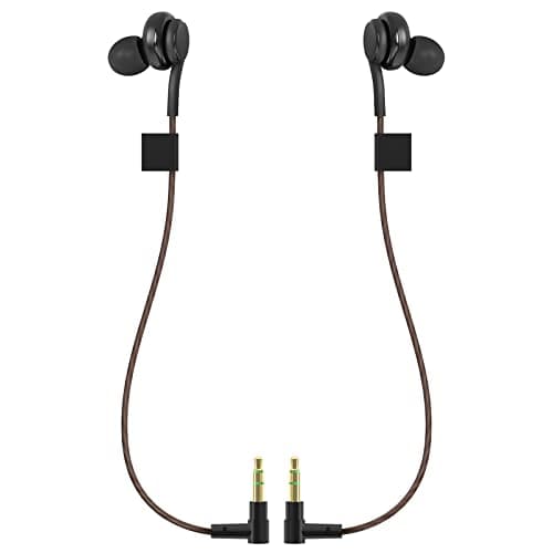 GEEKRIA In-Ear VR Earbuds Compatible with Meta Quest Pro, Wired Gaming Earphones for VR Headset, Custom-Length Cable, Noise Isolating, Secure Fit Virtual Reality Accessories (Black)