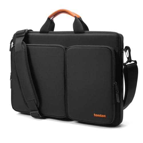 tomtoc 17.3'' Laptop Shoulder Bag for Razer Blade Pro 17, ROG Strix Scar 18