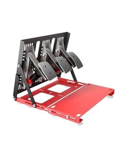 Sim Racing Inverted Pedals Kit Compatible with Logitech G PRO/G920/G923/G29/G27/G25, Thrustmaster RACELINE PEDALS III, Simagic P1000 Series & Moza CRP2 Series - Angle & Distance Adjustable