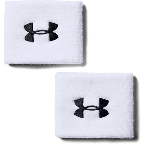 Under Armour Men UA Performance Wristband, Wristband in a Set of 2, Wrist Sweatband