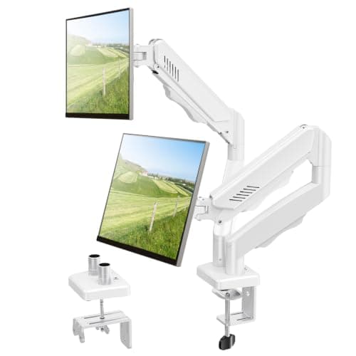 ELIVED Dual Monitor Arm for 13-32 inch Screen, Ergonomic Home Office Mount