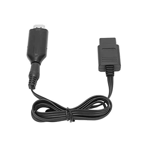 64 to HDMI Adapter Cable with 3 Display Modes, Plug and Play HD Upscaler for Retro Consoles