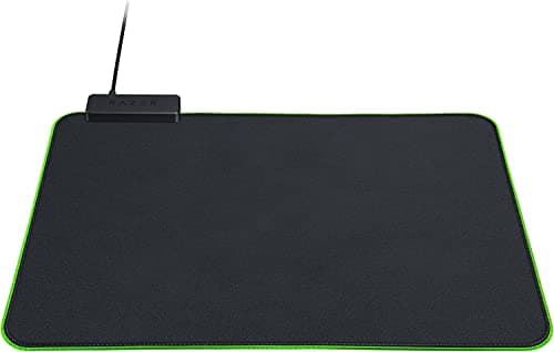 Razer Goliathus Chroma - Soft Gaming Mouse Mat with RGB Lighting (Cable Holder, Fabric Surface, Non-Slip, Quilted Edge, Optimized for all Mice) Black