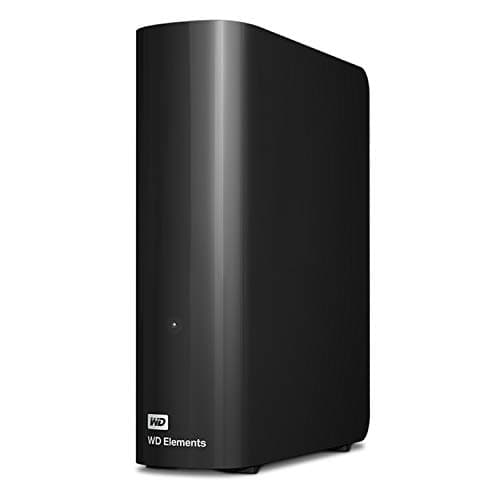 WD 10TB Elements External Hard Drive, Desktop HDD storage, USB 3.0 compatible, Fast Transfer rates, Easy add on storage for all your pictures, videos, music and documents, Black