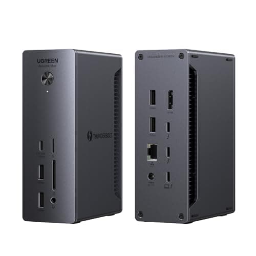 UGREEN Thunderbolt 4 Docking Station, 13-in-1,40Gbps Max,2.5GbE Laptop Dock