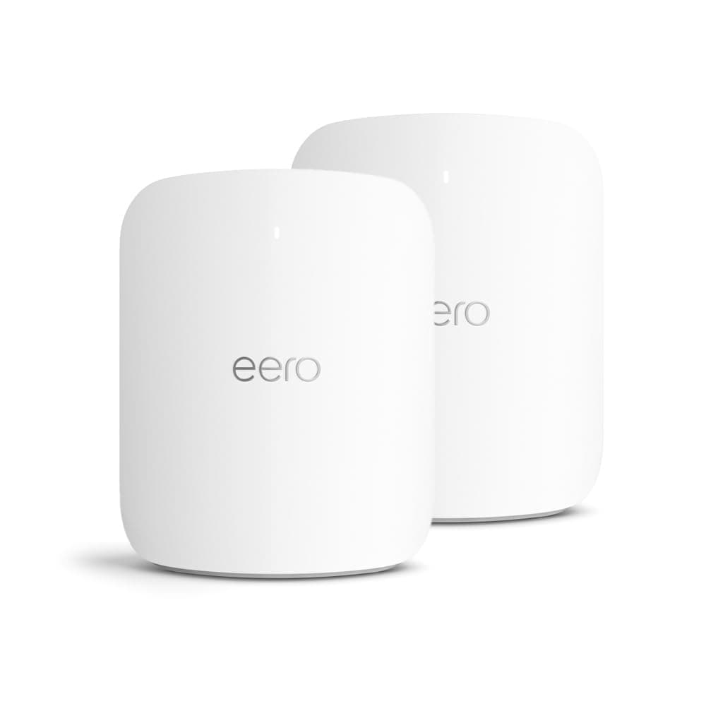 Amazon eero Max 7 mesh wifi router | 10 Gbps Ethernet | Coverage up to 232 m2 | Connect 200+ devices | Ideal for Gaming | 2-Pack | Latest Gen