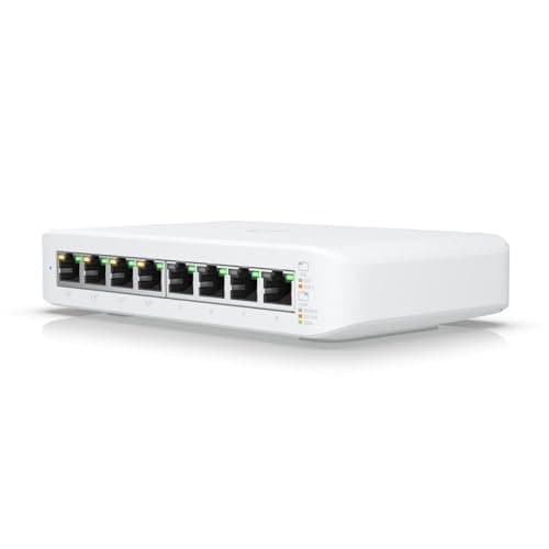Ubiquiti UniFi Switch Lite 8 PoE, Managed, L2, Gigabit Ethernet (10/100/1000), Power over Ethernet (PoE), Wall (UK)