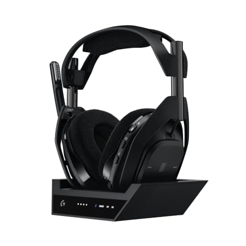 Logitech G Astro A50 X LIGHTSPEED Wireless Gaming Headset + Base | PRO-G GRAPHENE, PLAYSYNC for Xbox Series X|S, PS5, PC/Mac, Nintendo Switch/Switch 2, Bluetooth, HDMI 2.1 Passthru - Black