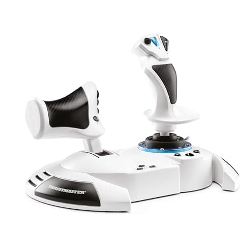 Thrustmaster T.Flight Hotas One Microsoft Flight Simulator Edition -with the official license from Microsoft Flight Simulator on Xbox Series X|S and PC. | Officially licensed by Microsoft Flight Simulator 2024 and XBOX, joystick & throttle, dual rudder system, adjustable