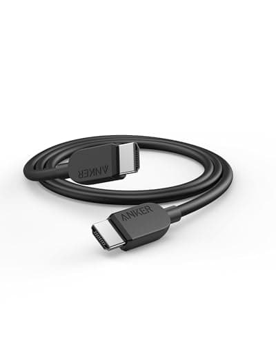 Anker HDMI Cable 8K@60Hz, 6FT/1.8m Ultra HD 4K@120Hz HDMI Cord,48 Gbps Certified Ultra High-Speed,Compatible with PlayStation 5,Xbox,Samsung TVs,and More