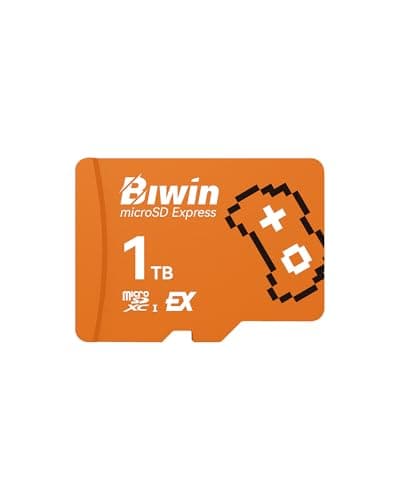 BIWIN Amber ME300 MicroSD Express Card, 1TB Micro SD Card for Next-Gen Handheld & Legacy Gaming Devices, Up to 900MB/s Read Speed, SD7.1 Specification Combines PCIe Gen3x1 & UHS-I