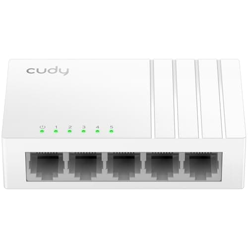 Cudy 5-Port Gigabit Ethernet Network Switch, USB-C Power Input, GS105U