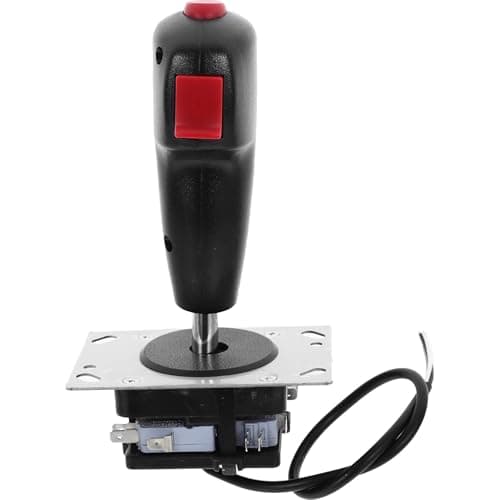 CONGARTENO Flight Stick Joystick for Game Machine with Vibration and Micro Switch Circuit Board, Portable Flight Controller Accessory Compatible for Simulation and Gaming
