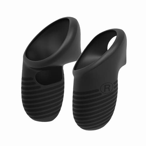 SPEPROECO 1 Pair VR Silicone Controller Grips Cover for Meta Quest 3 Anti-Fall Controller Protective Cover with Adjustable Strap for Meta Quest 3 VR Accessories