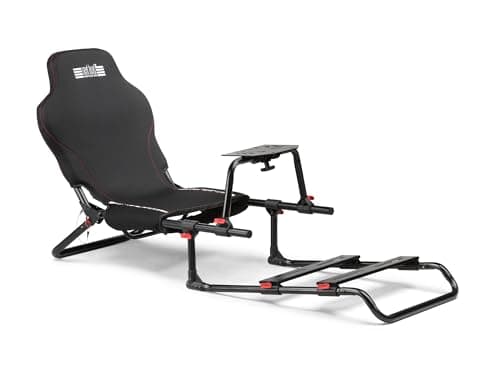 Next Level Racing GTLite Junior Kids Sim Racing Cockpit – Ages 5-12, Foldable, Tool-Free Adjustable, Breathable Seat, GT Position, Entry-Level Wheel Compatible