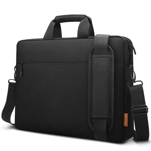 ZYB Laptop Bag 17 Inch Laptop Case 17-17.3Inch Shoulder Messenger Bag-Black